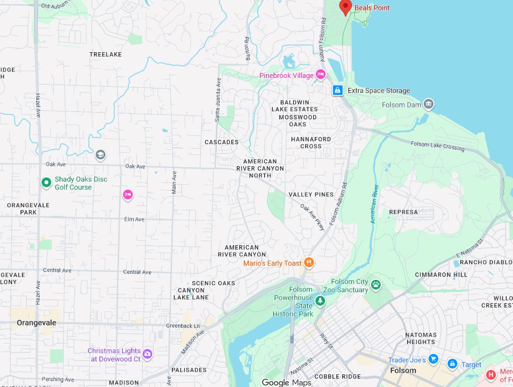 POTA Beals Point Map